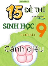Tuyển tập 15 Đề thi cuối Kì 1 môn Sinh Học 9 sách Cánh Diều (Kèm đáp án)